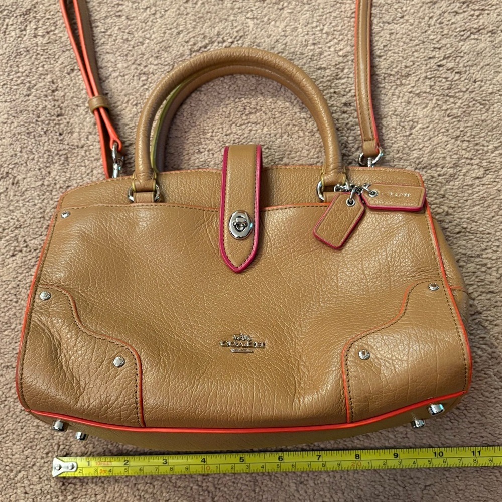 Coach Mercer Satchel - Picture 8 of 12